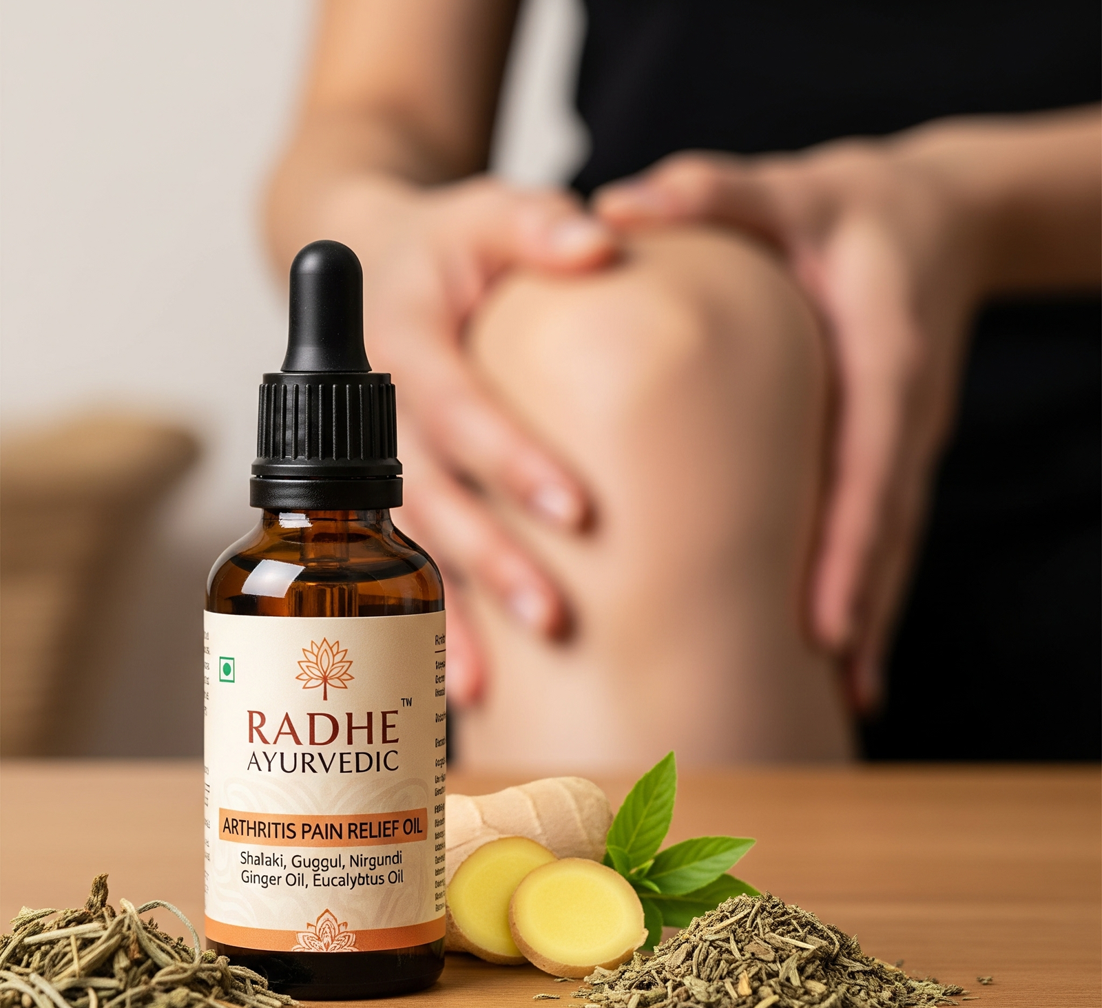 Sandhi Shakti Oil Radhe Ayurvedic